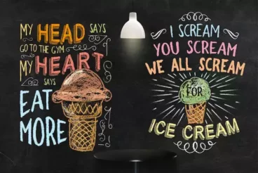 Second alternate image for BiteChalk Chalkboard Font