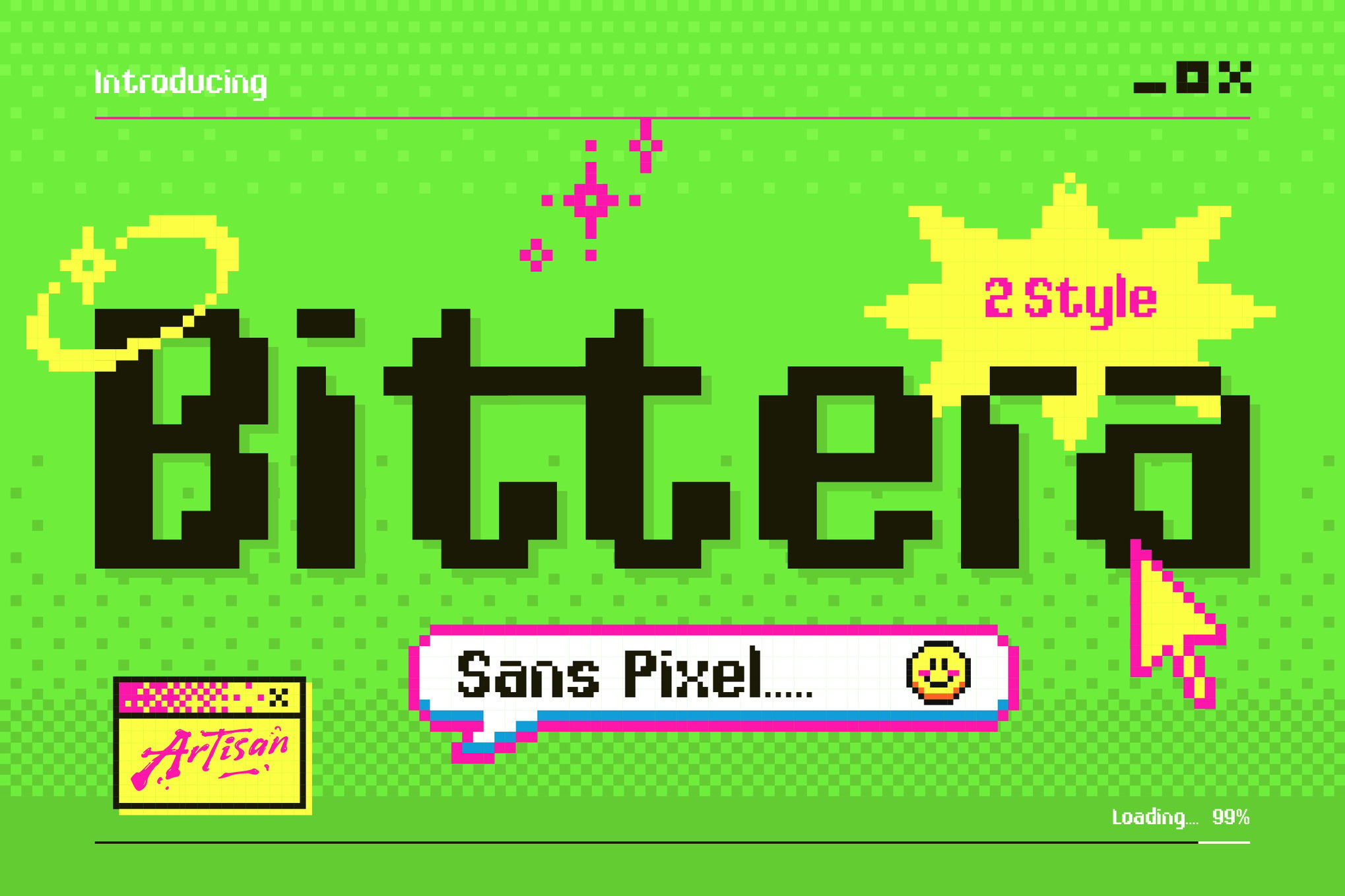 Bittera - Creative Arcade Font