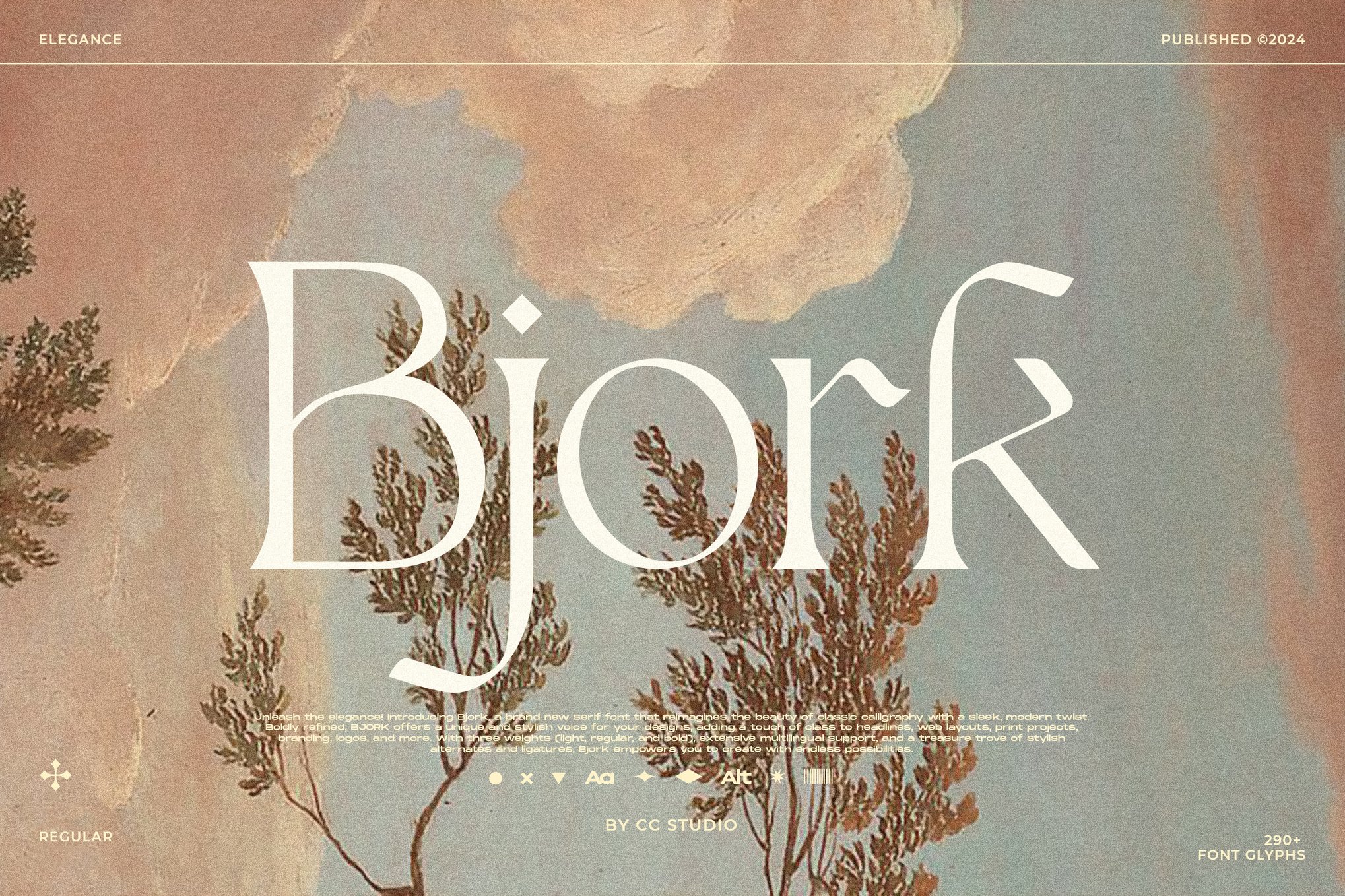 Bjork - Elegant Swedish Serif Font