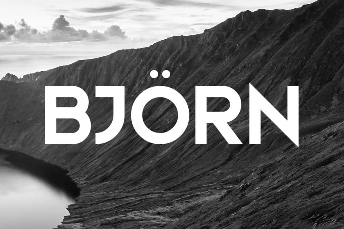 Bjorn - Bold Swedish Font