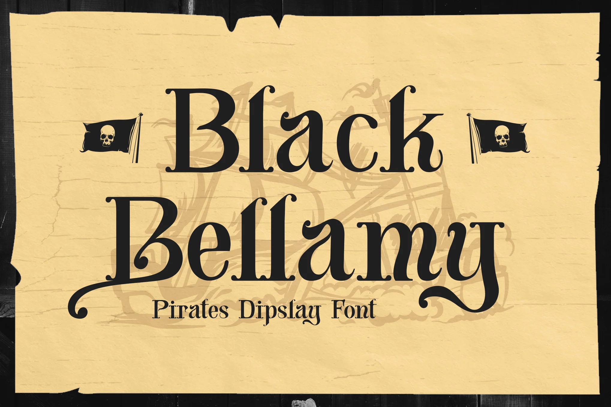 Black Bellamy - Classic Pirates Font