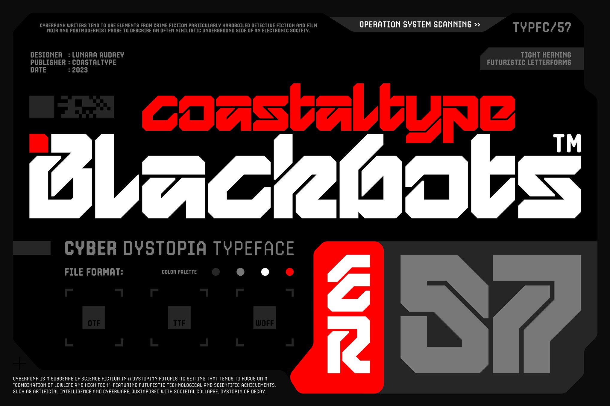 Blackbots - Tech & Y2K Font