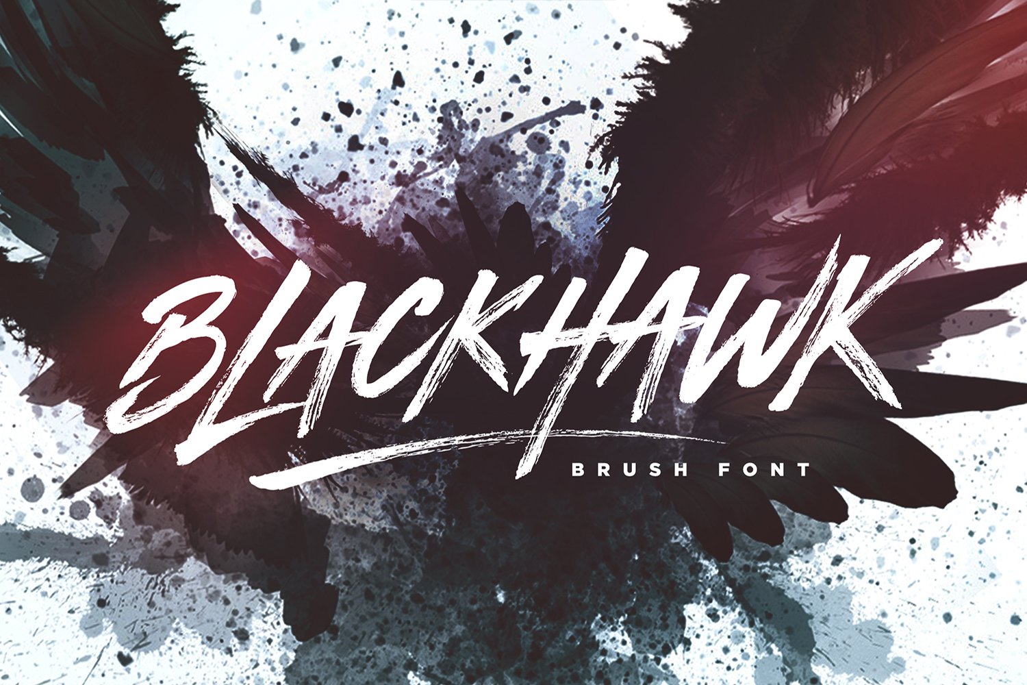 Blackhawk - Aggressive Brush Font
