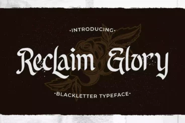 Reclaim Glory Font
