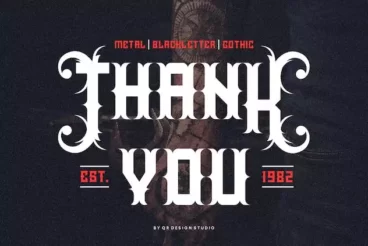 First alternate image for Blacksix Rock Font