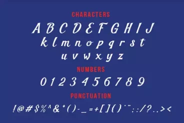 First alternate image for Blankeny Baseball Script Font