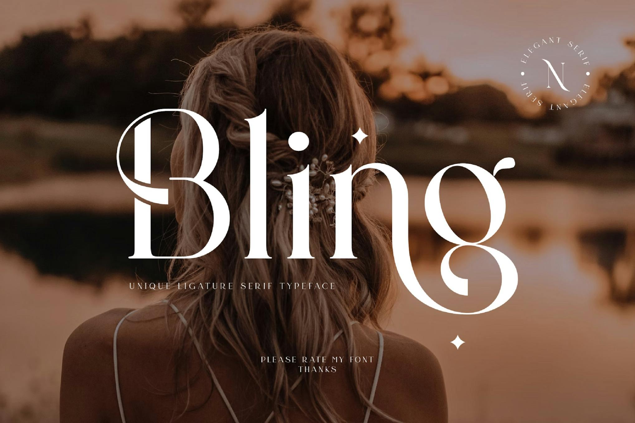 Bling - Ligature Serif Font