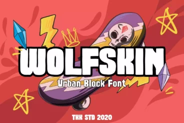 Wolfskin Urban Block Letter Font