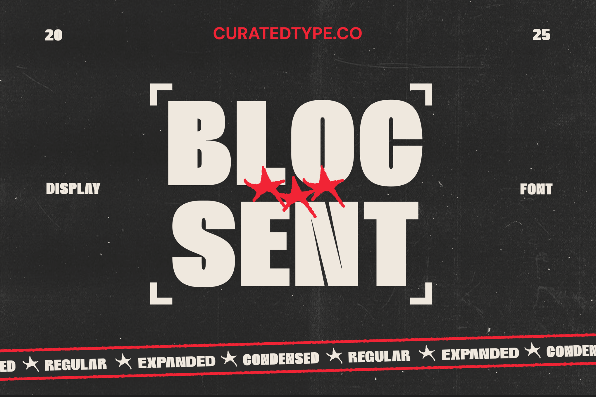 Blocsent - Bold Font for Flyers