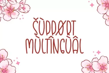 First alternate image for Blossom Cute Handwriting Font