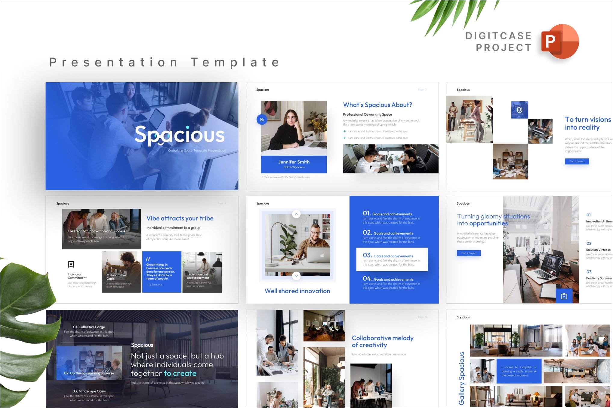 Blue Business Professional Presentation Template