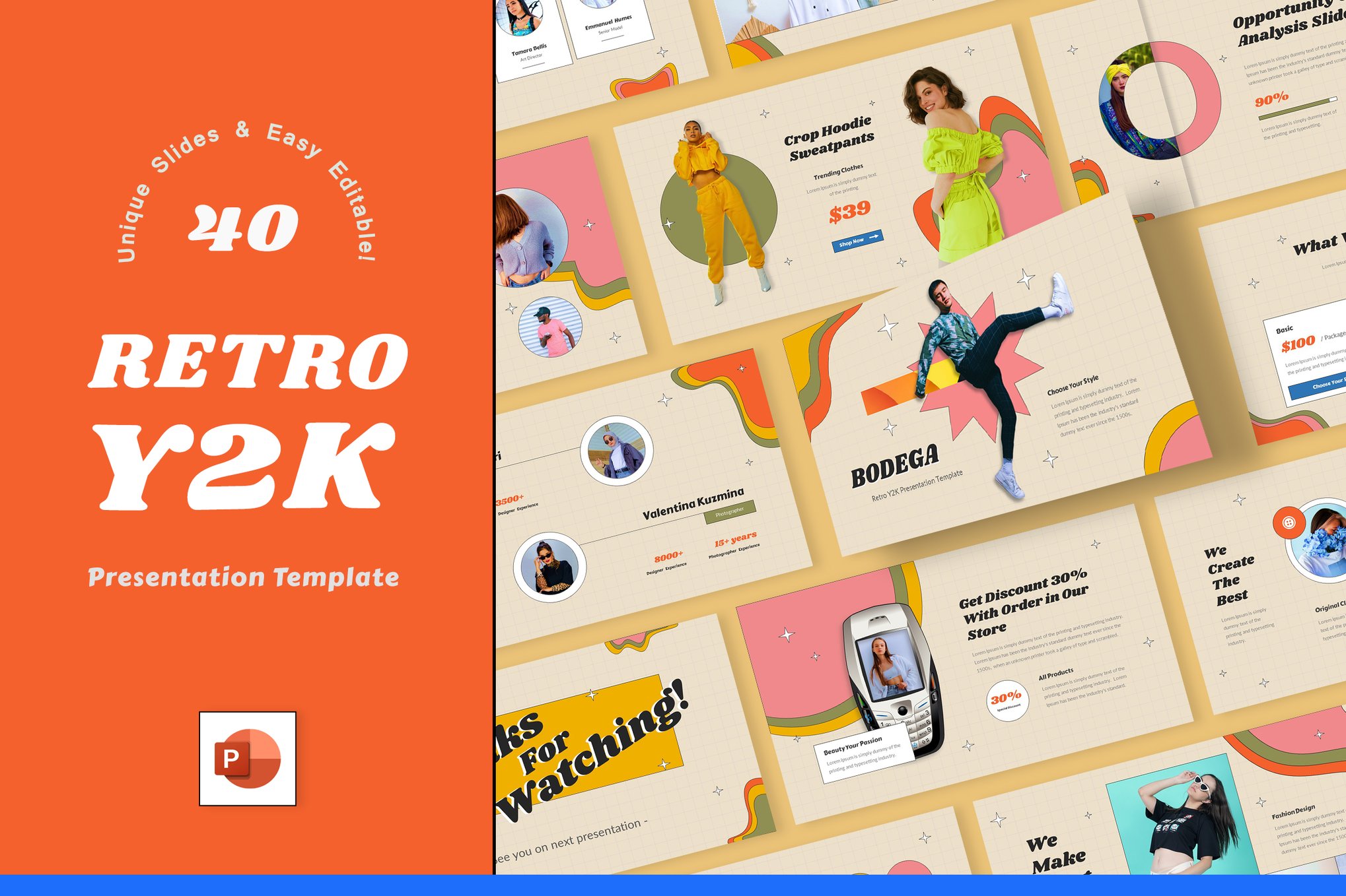 Bodega - Retro Y2K PowerPoint Template