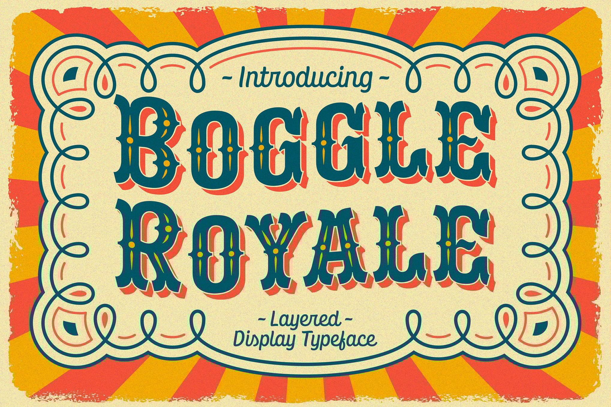 Boggle Royale - Classic Carnival Font