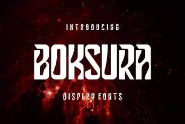 Second alternate image for Boksura Stylish Narrow Font