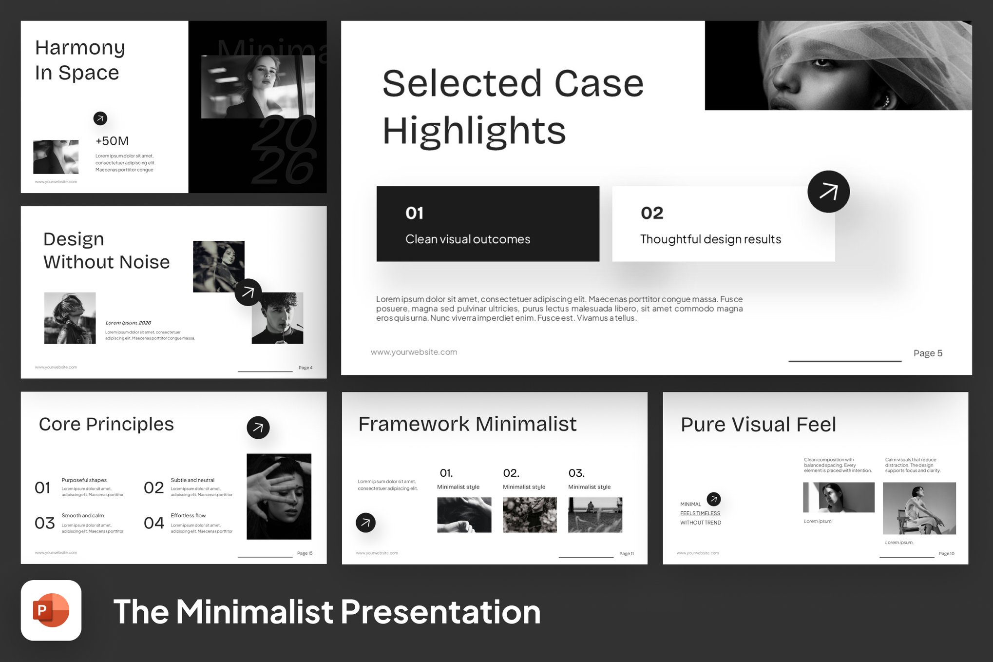 Bold & Minimal PowerPoint Template
