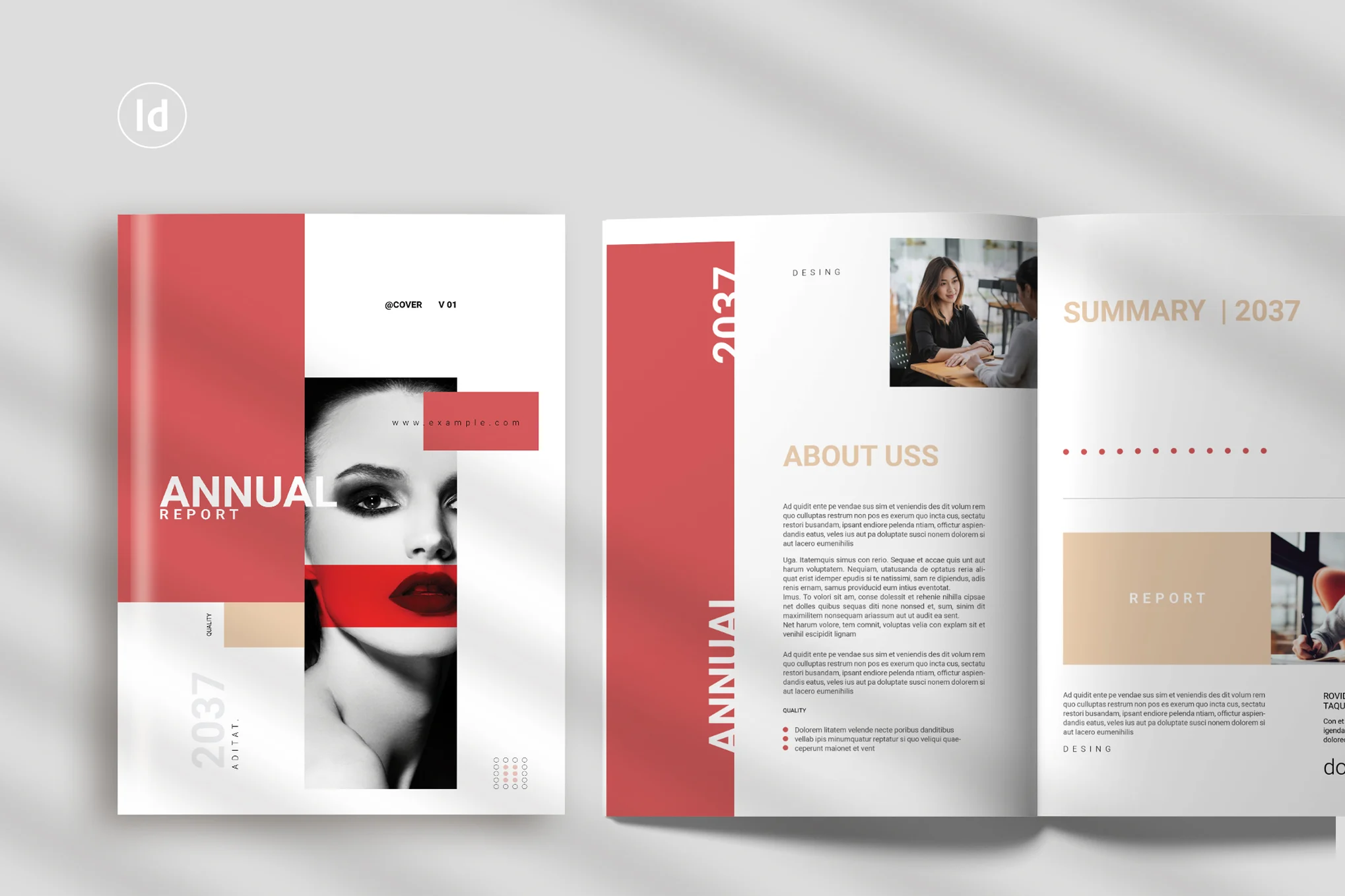 Bold Annual Report Brochure Template