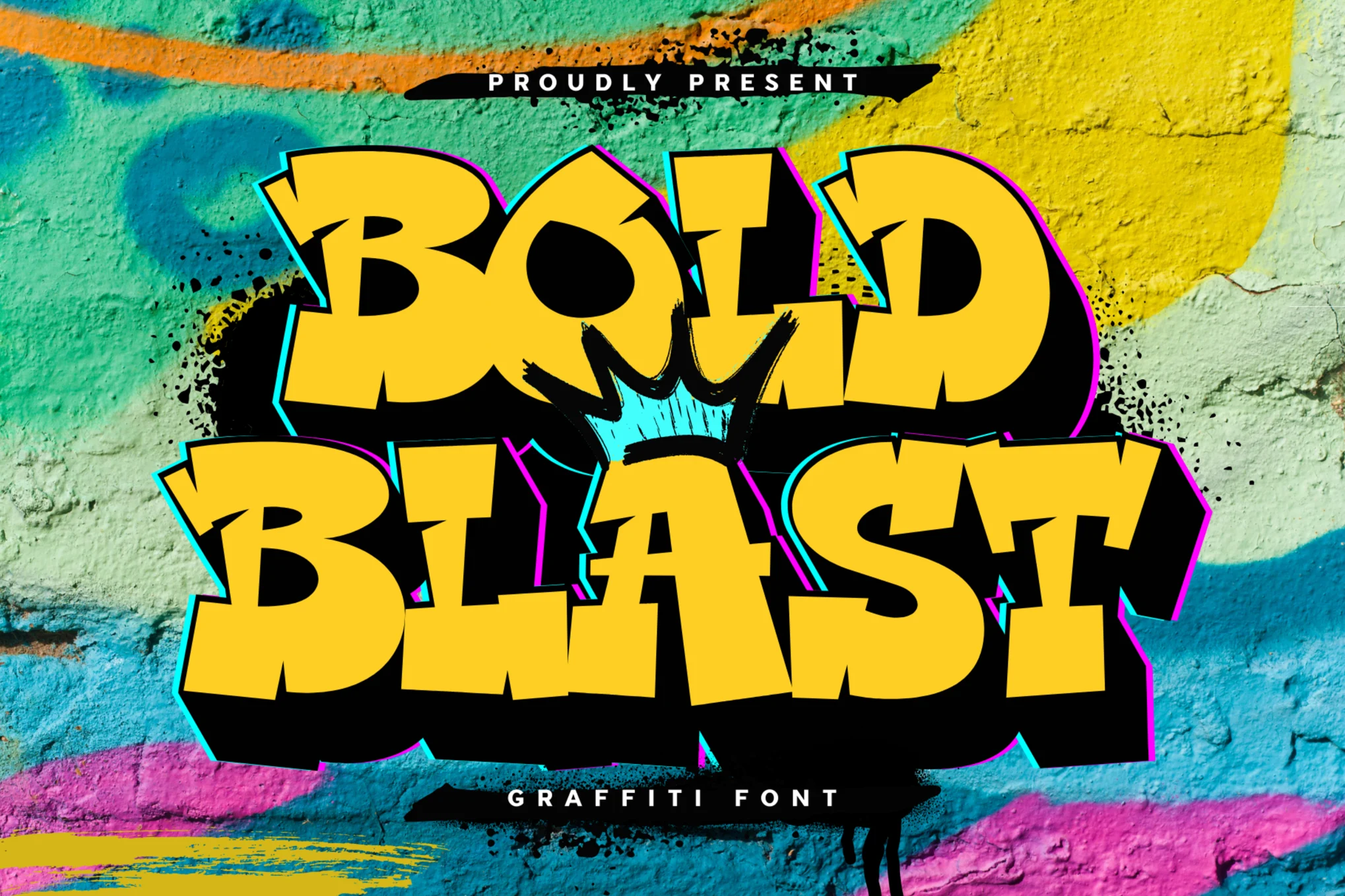 Bold Blast - Urban Graffity Poster Font