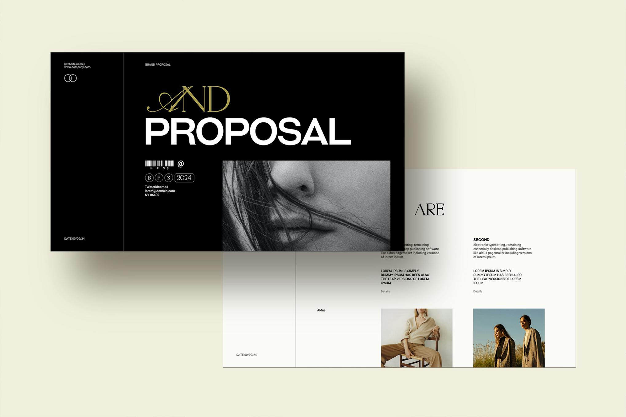 Bold Brand Proposal Presentation Deck Template