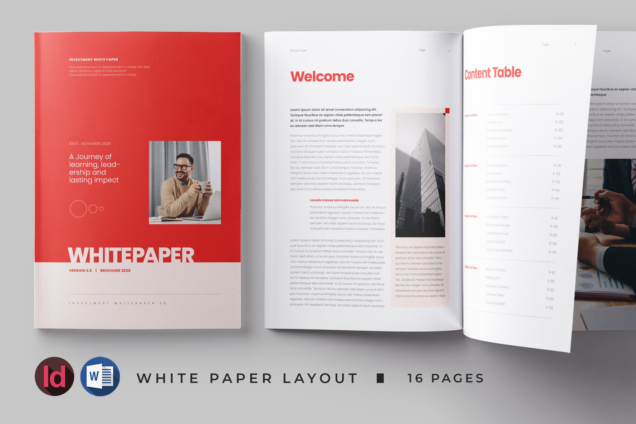 Bold Corporate White Paper Template