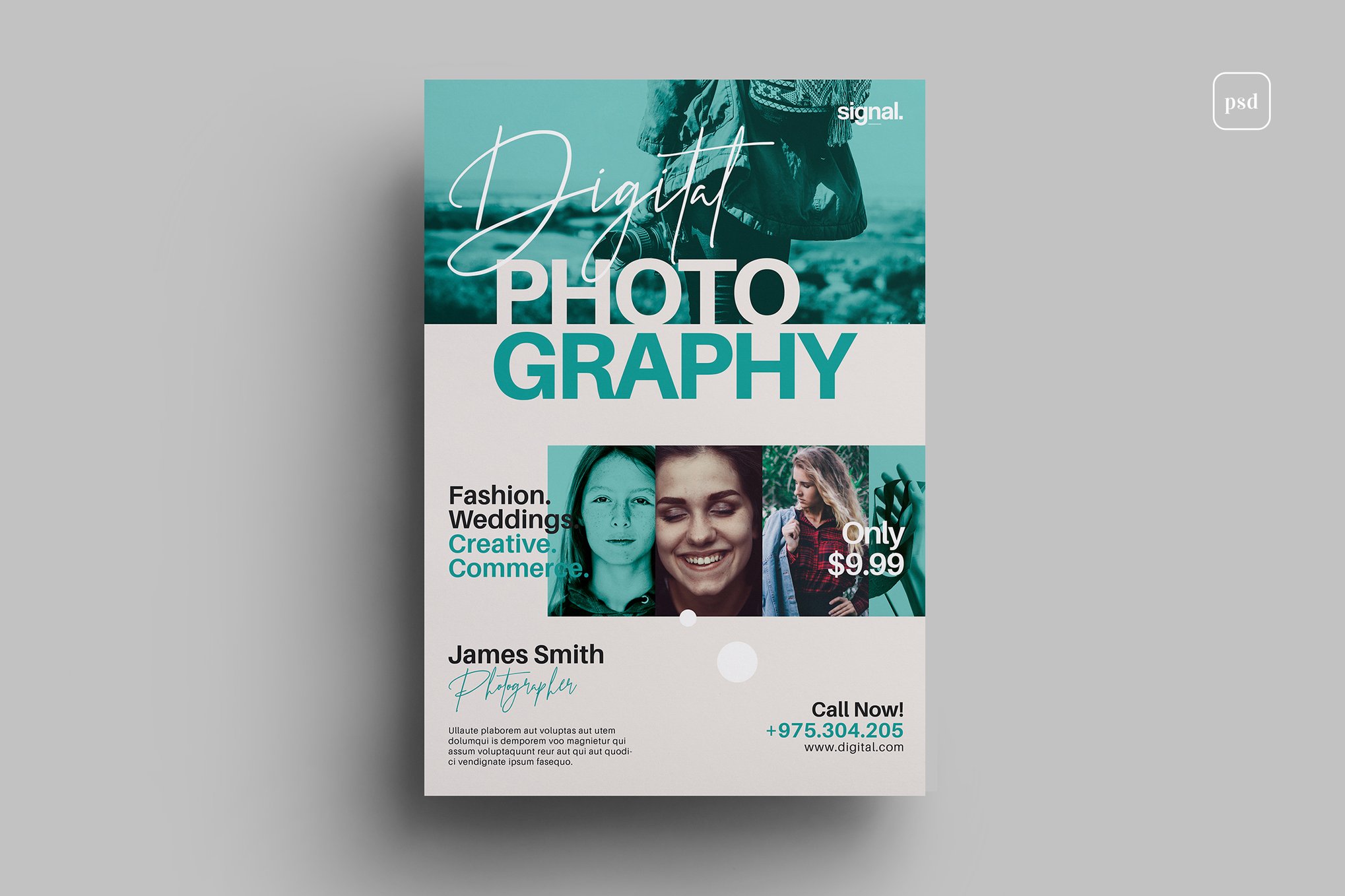 Bold Photography Promo Flyers