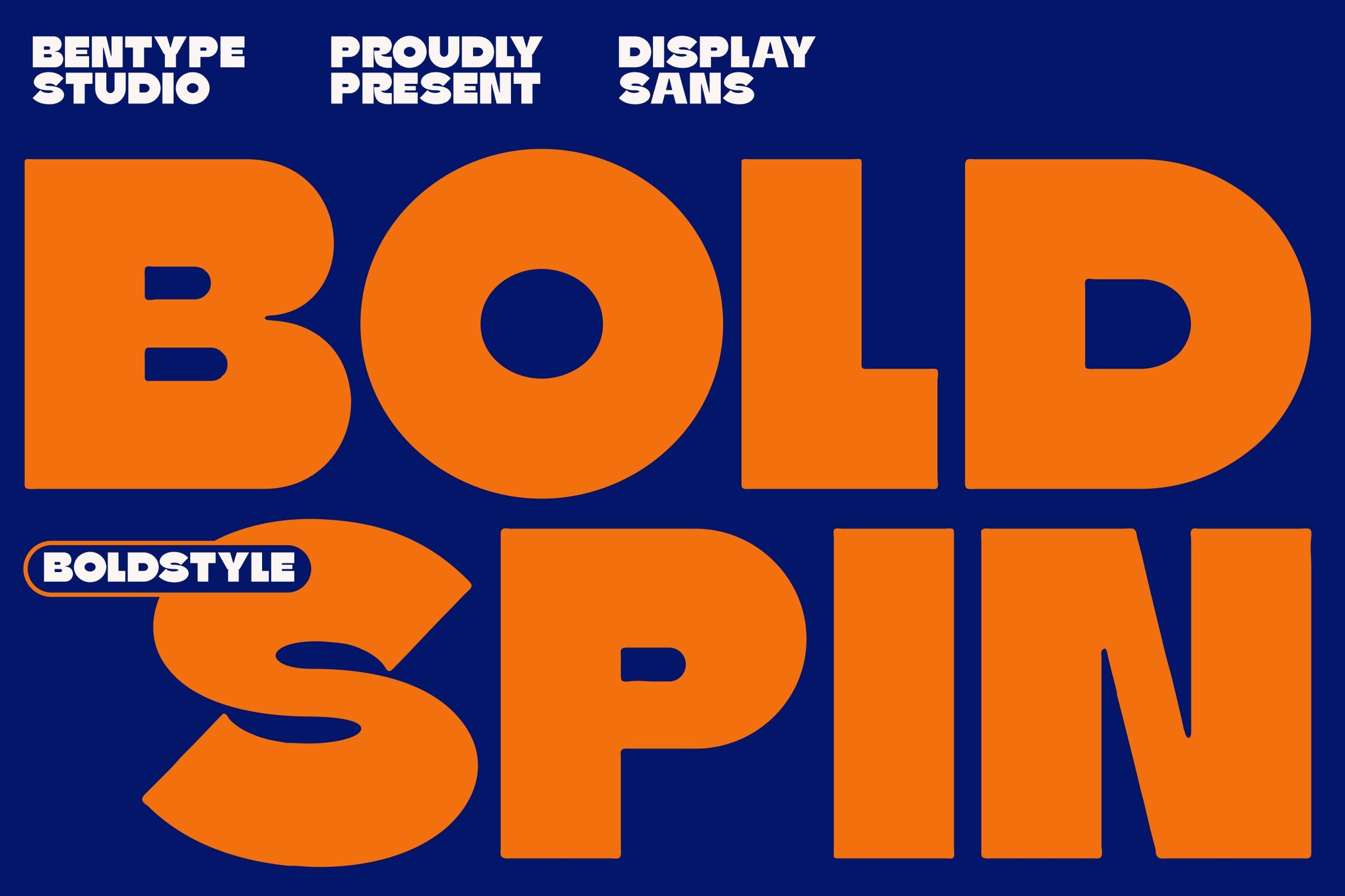 Boldspin - Big, Bold Poster Font