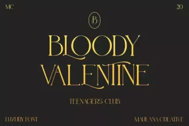 Second alternate image for Bolin Gerii Luxury Serif Font