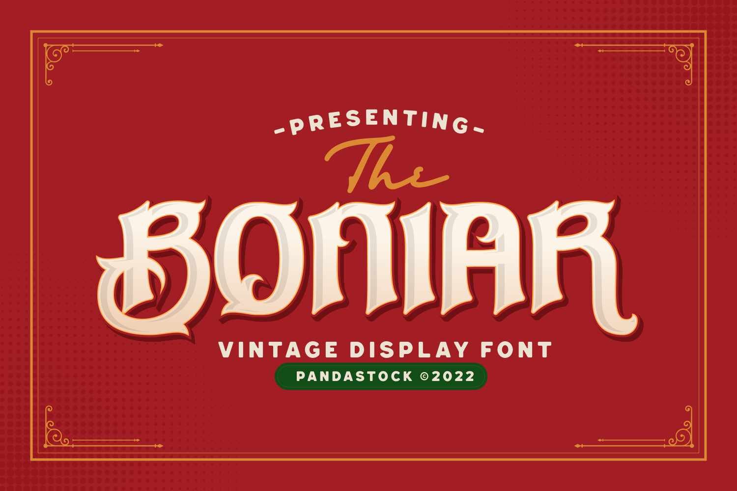 Boniar - Circus & Carnival Font