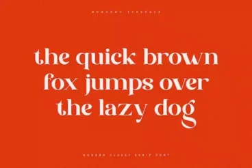 Second alternate image for Borgeny Modern Luxury Serif Font