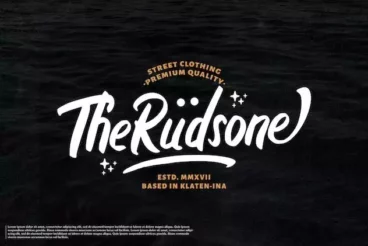 Second alternate image for Boyna Bold Script Font