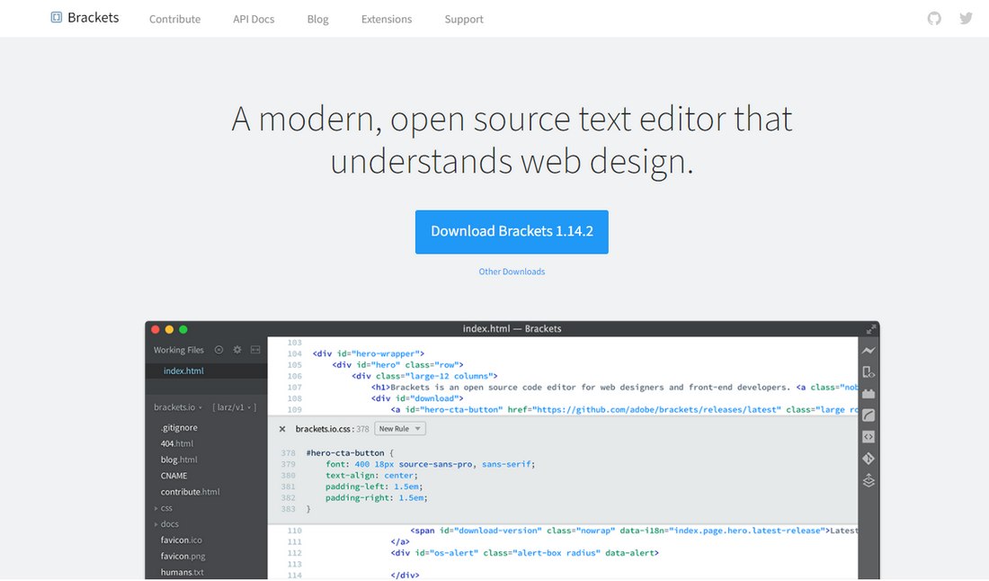 brackets 8 Best Code Editors for Designers in 2020 (Free & Premium) design tips 