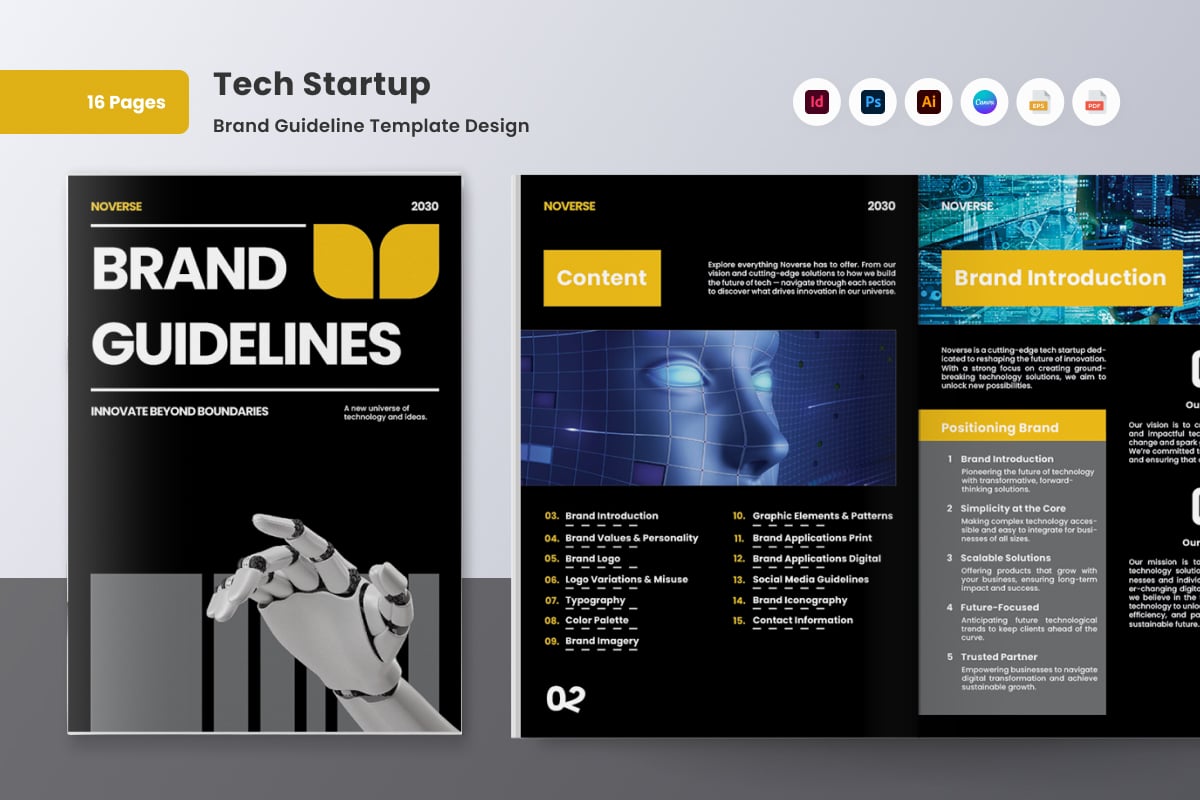 Brand Guideline Template for Tech Companies