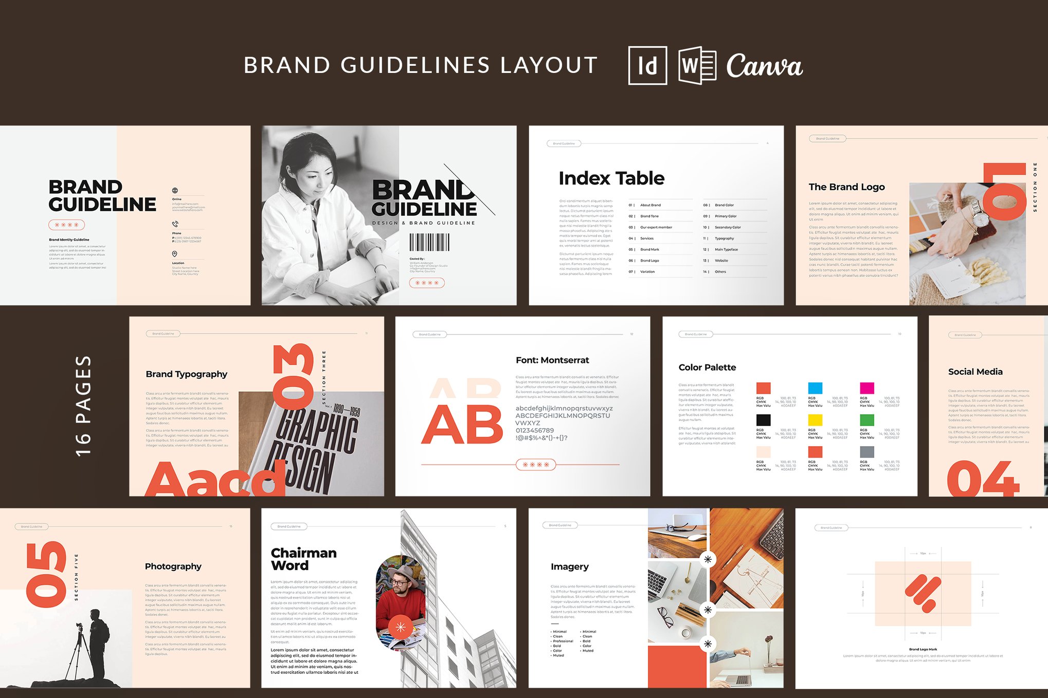 Brand Guidelines Landscape Template