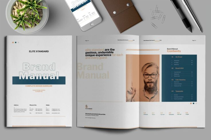 View Information about Brand Manual Template for Startups