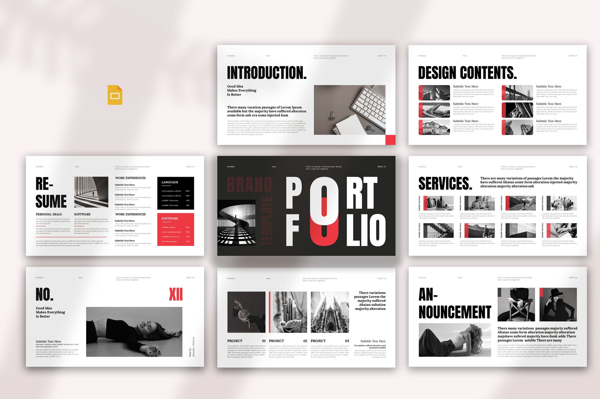 Brand Portfolio Presentation Template
