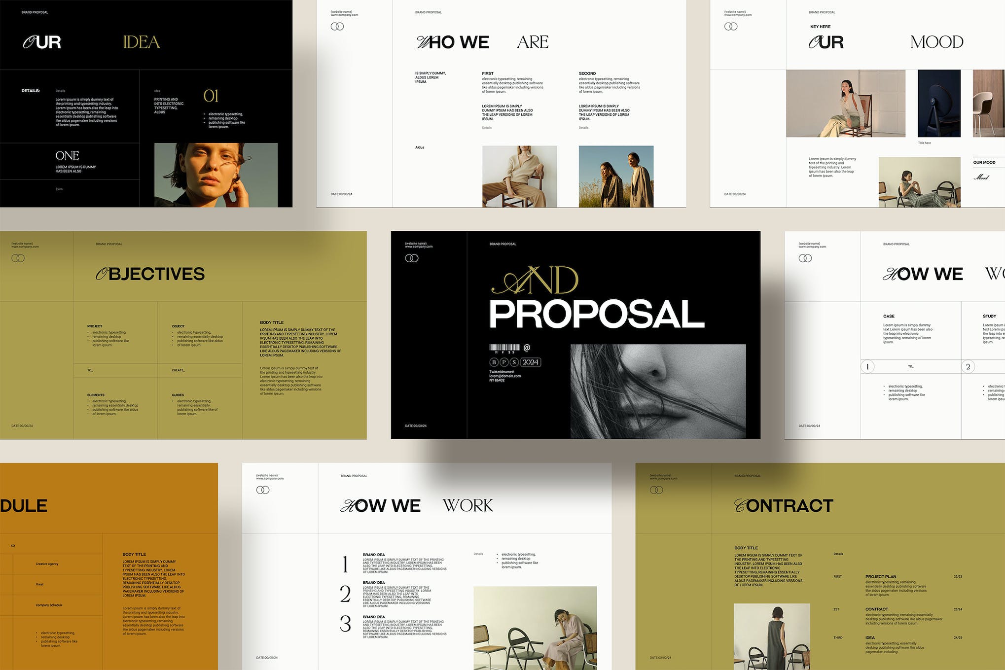 Brand Proposal Keynote Presentation Template