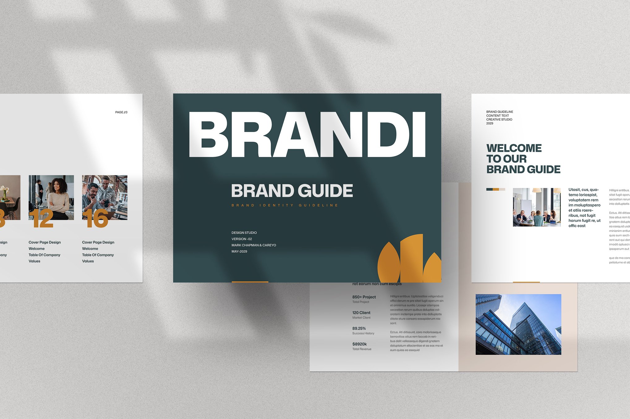 Brandi - Brand Guidelines InDesign Template