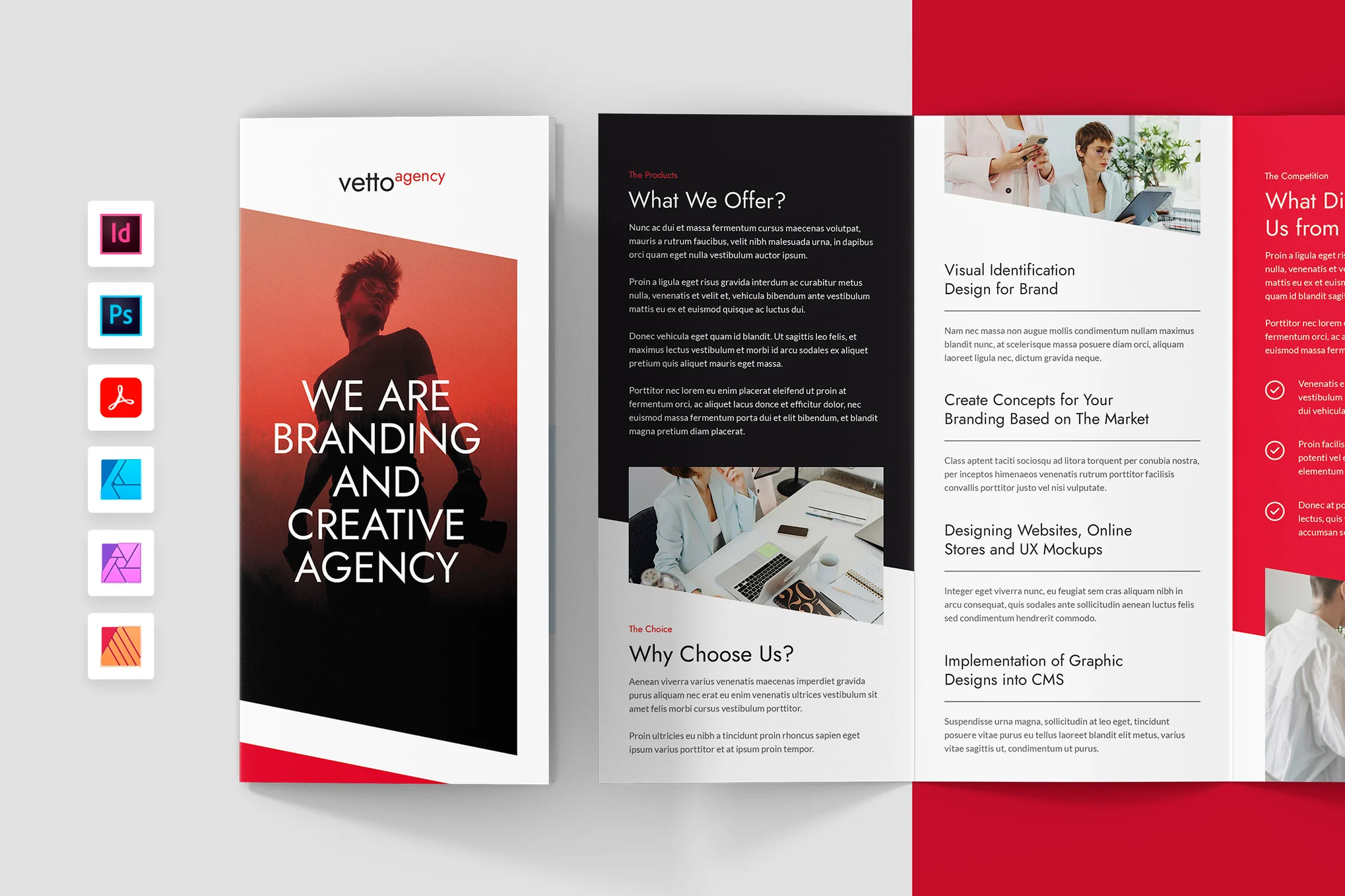 Branding Agency Brochure Tri-Fold Template