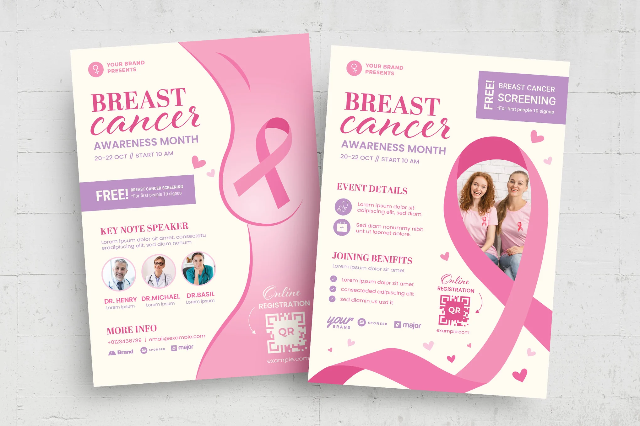 Breast Cancer Awareness Month Flyer