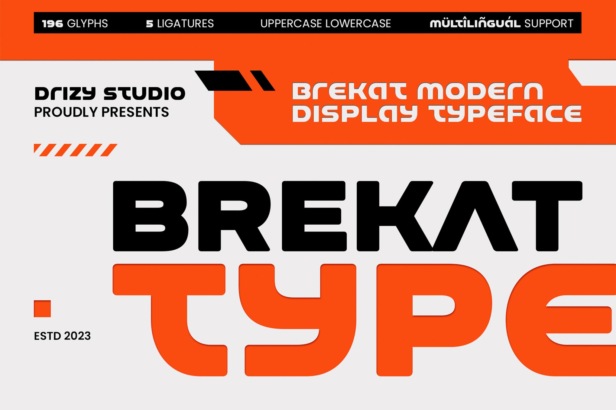 Brekat - Modern Small Caps Font