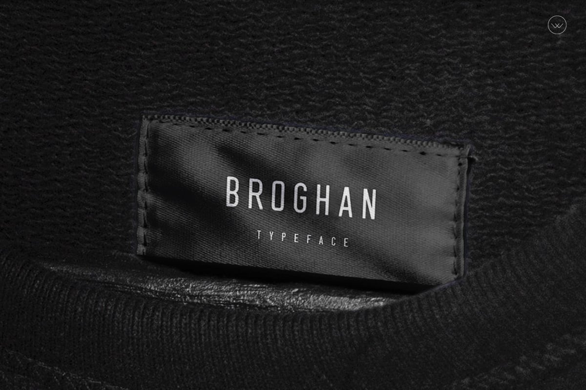 Broghan - Modern Label Font