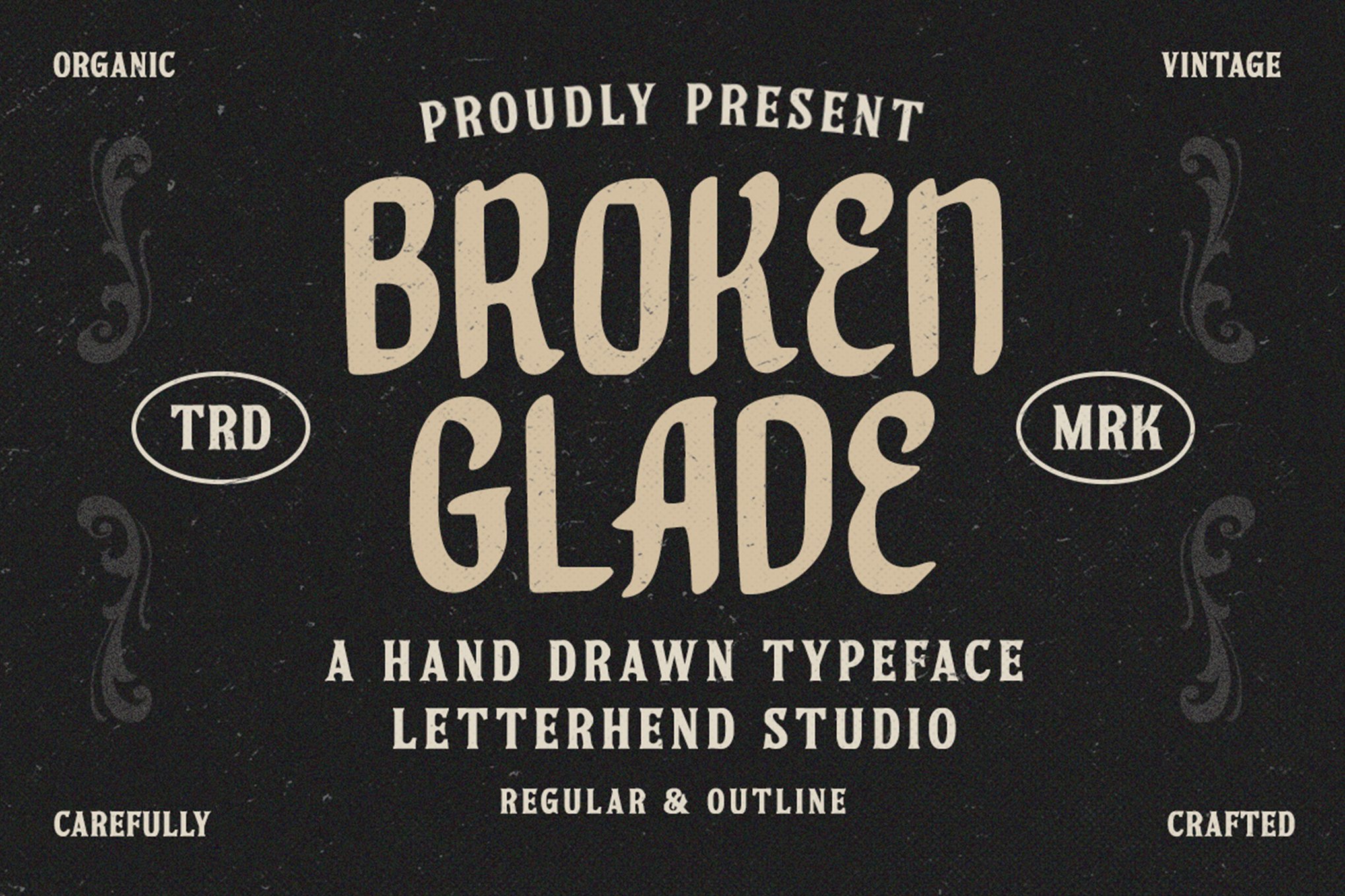 Broken Glade - Celtic Style Font