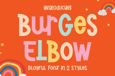 Burges Elbow Kids Font Duo