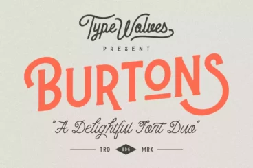 Burtons Retro Font