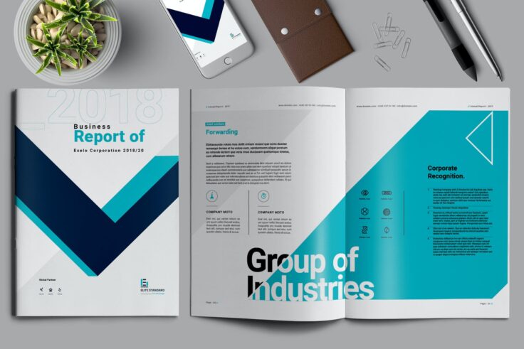 View Information about Business Annual Report Brochure Template