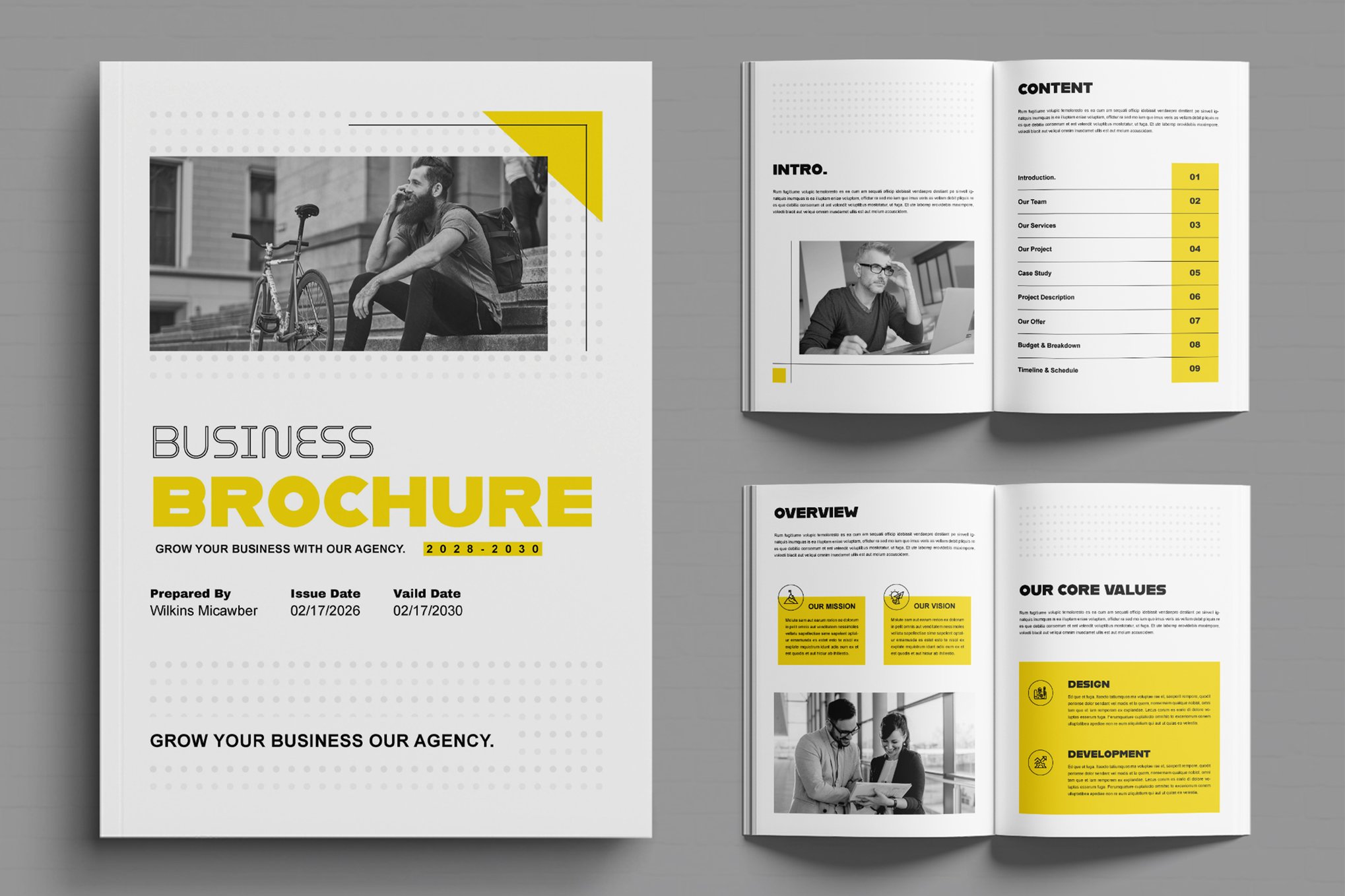 Business Brochure Design InDesign Template