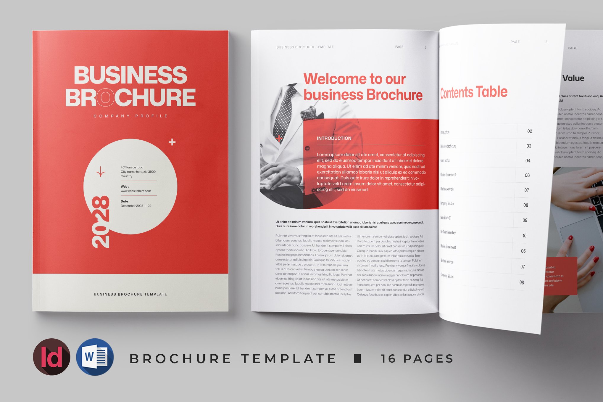 Business Brochure Word Template