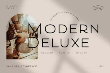 Modern Deluxe Font