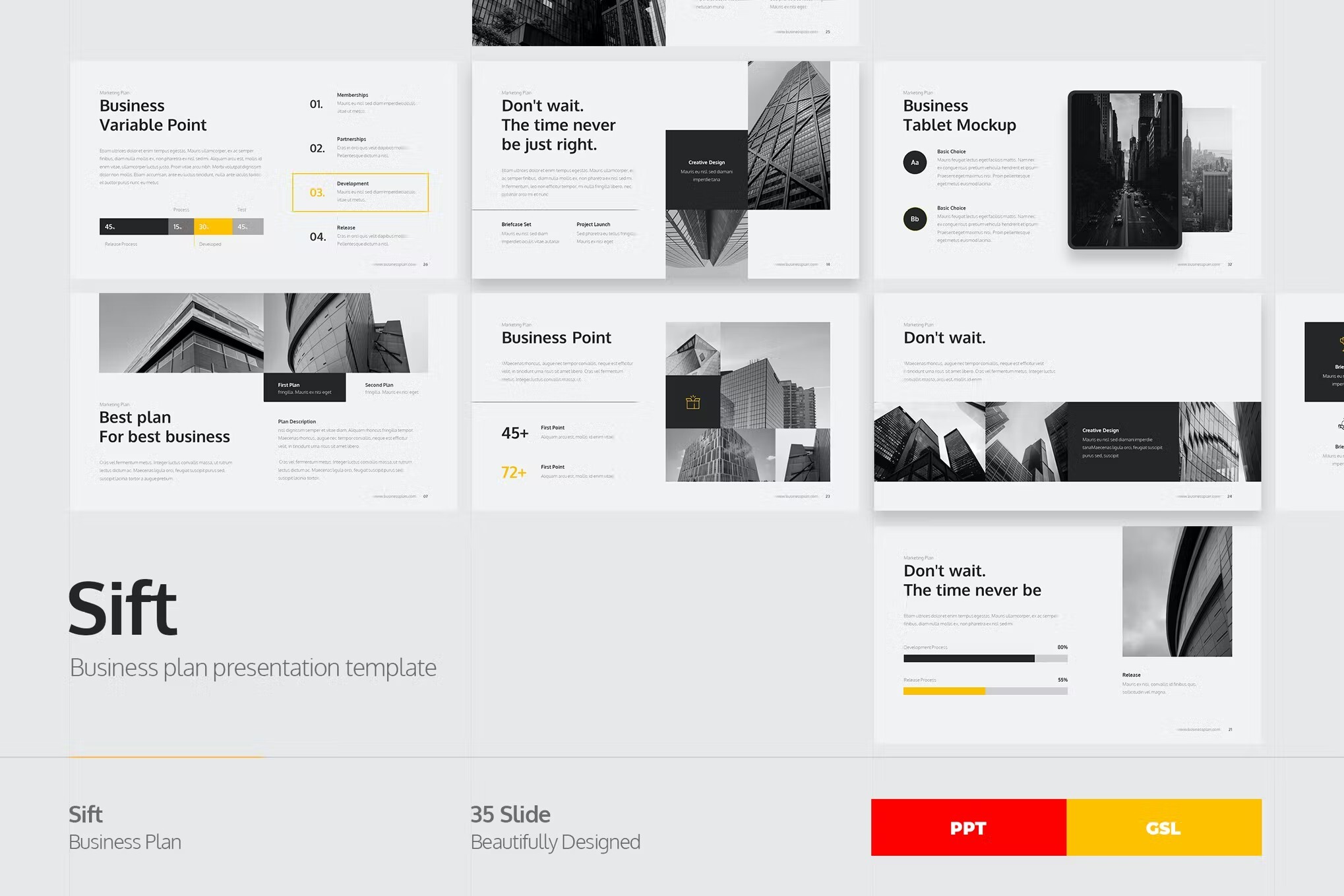 business google slides template