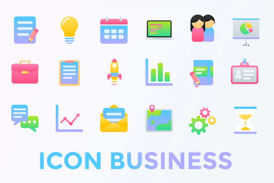 business-icons 7 New & Modern Color Trends 2021 design tips 