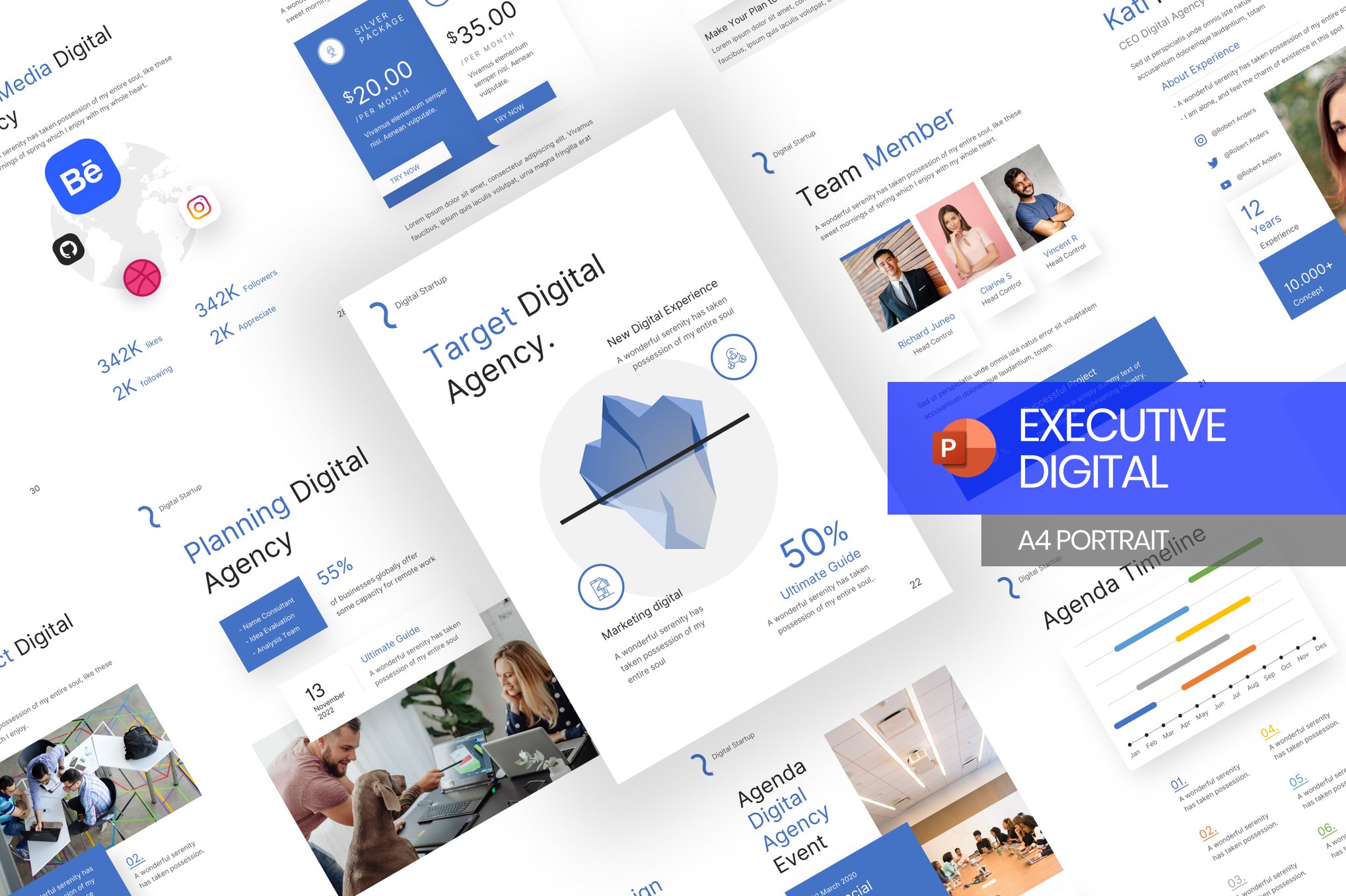 Business Pitch PowerPoint Flyer Template